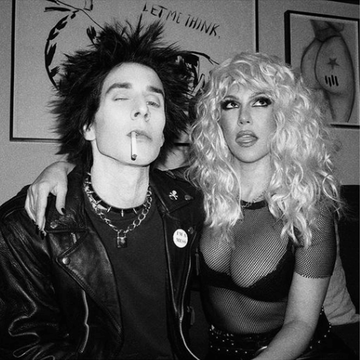 Kourtney Kardashian & Travis Barker as Sid and Nancy