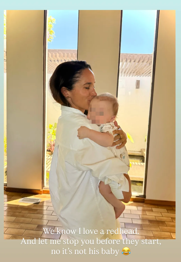 Meghan Markle posts a Story on Instagram