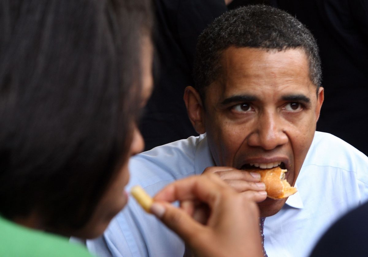 Michelle said the girls get irked by his chewing too