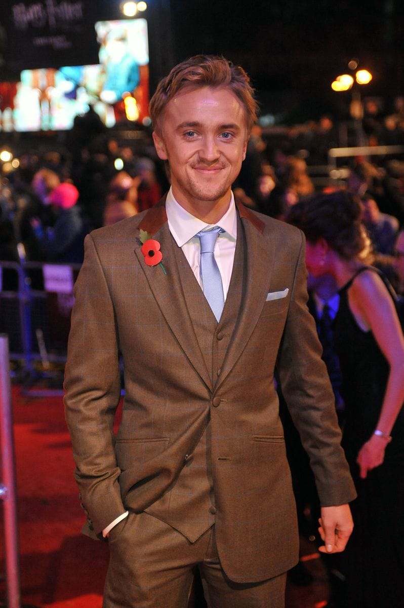 Tom Felton, who stars as Draco Malfoy, arriving for the world premiere of Harry Potter and the Deathly Hallows.   