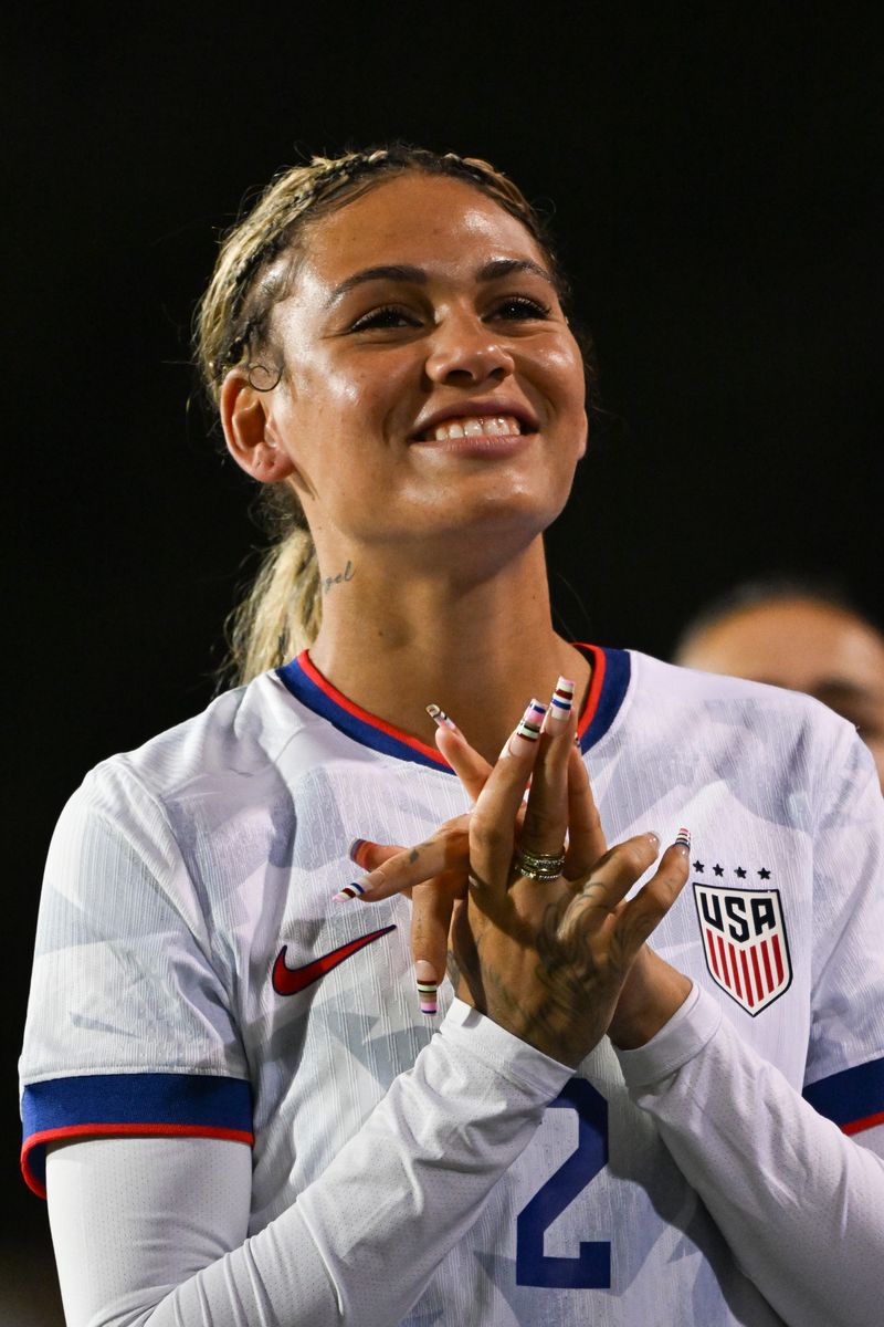 Trinity Rodman #2 of the United States.