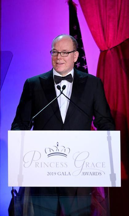Prince Albert attends Princess Grace Awards Gala