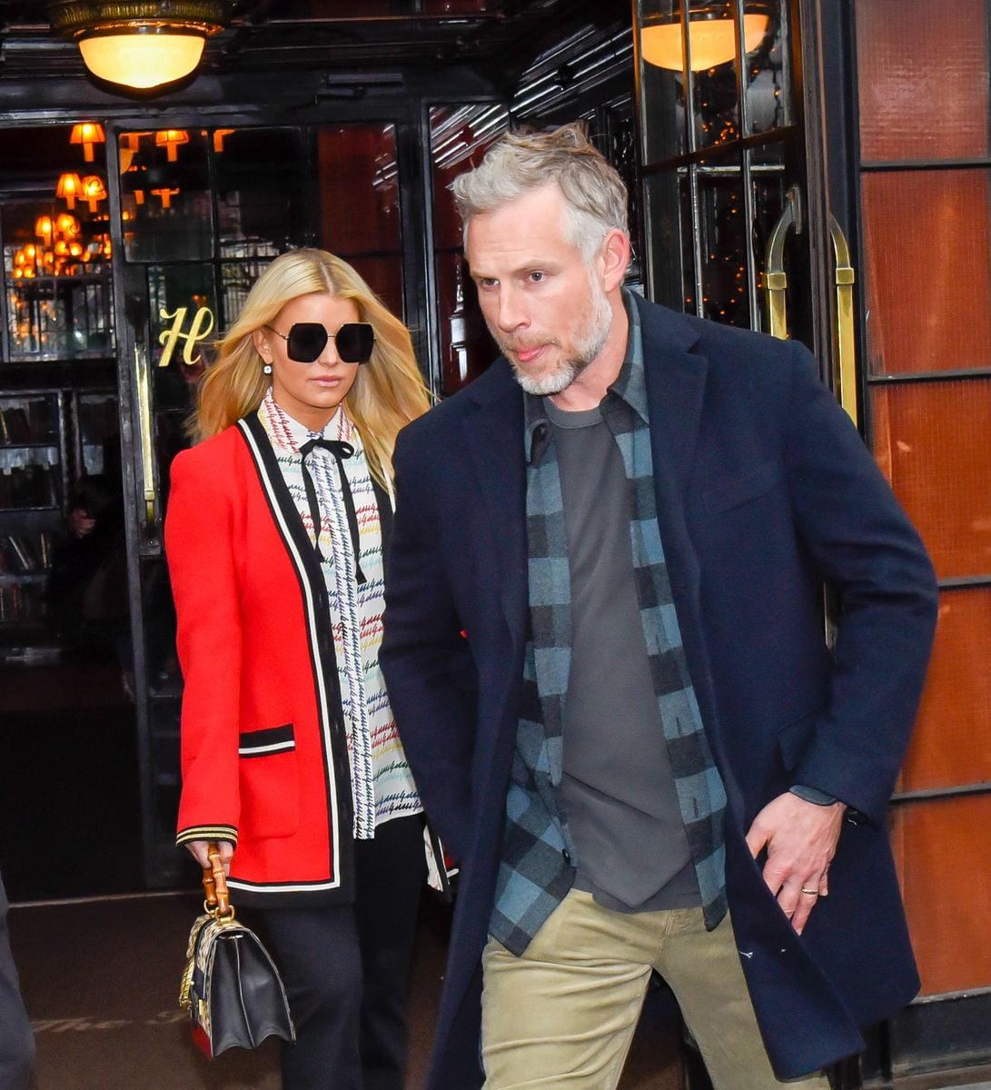 They announced their separation in January