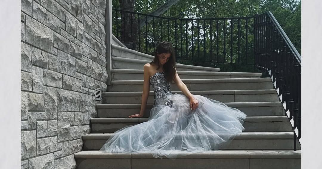 Sunday Rose shared a look at her prom dress