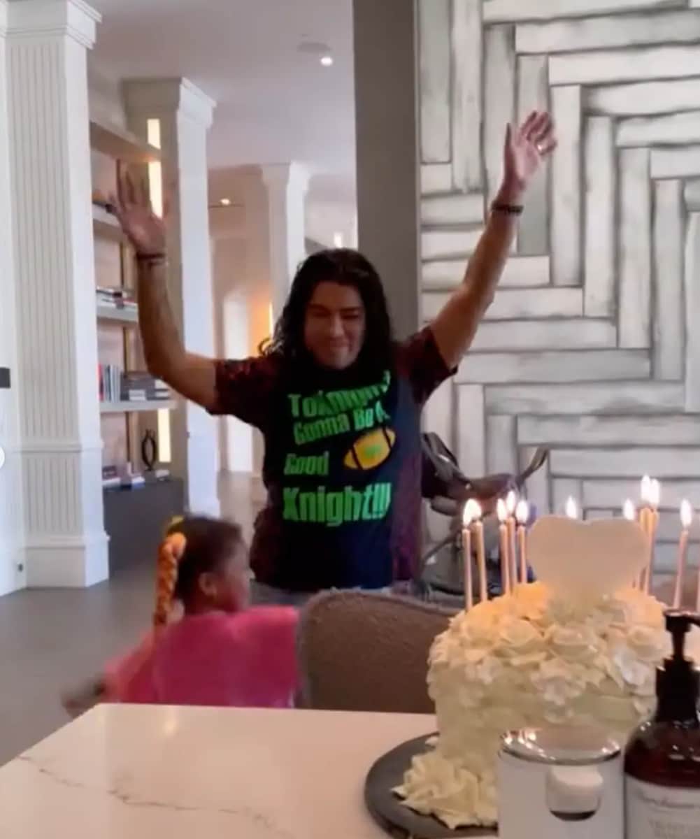 Kylie and Stormi sing the late hairstylist happy birthday