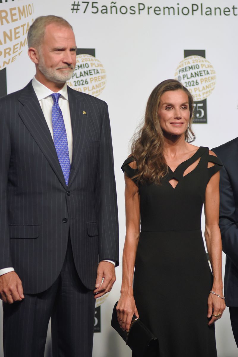 King Felipe VI and Queen Letizia before the presentation of the 75th Planeta Novel Prize, on 15 October, 2026