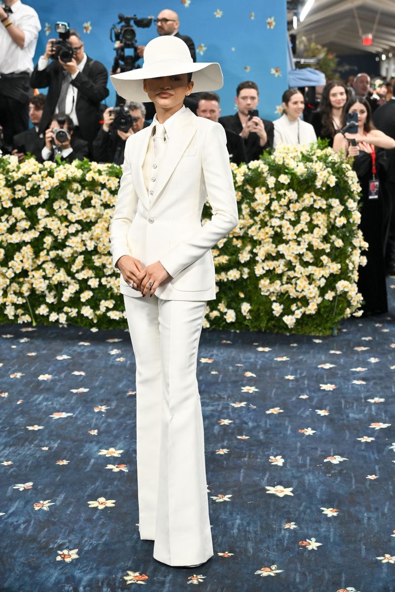 Zendaya at The 2025 Met Gala Celebrating "Superfine: Tailoring Black Style" held at the Metropolitan Museum of Art on May 05, 2025 in New York, New York.