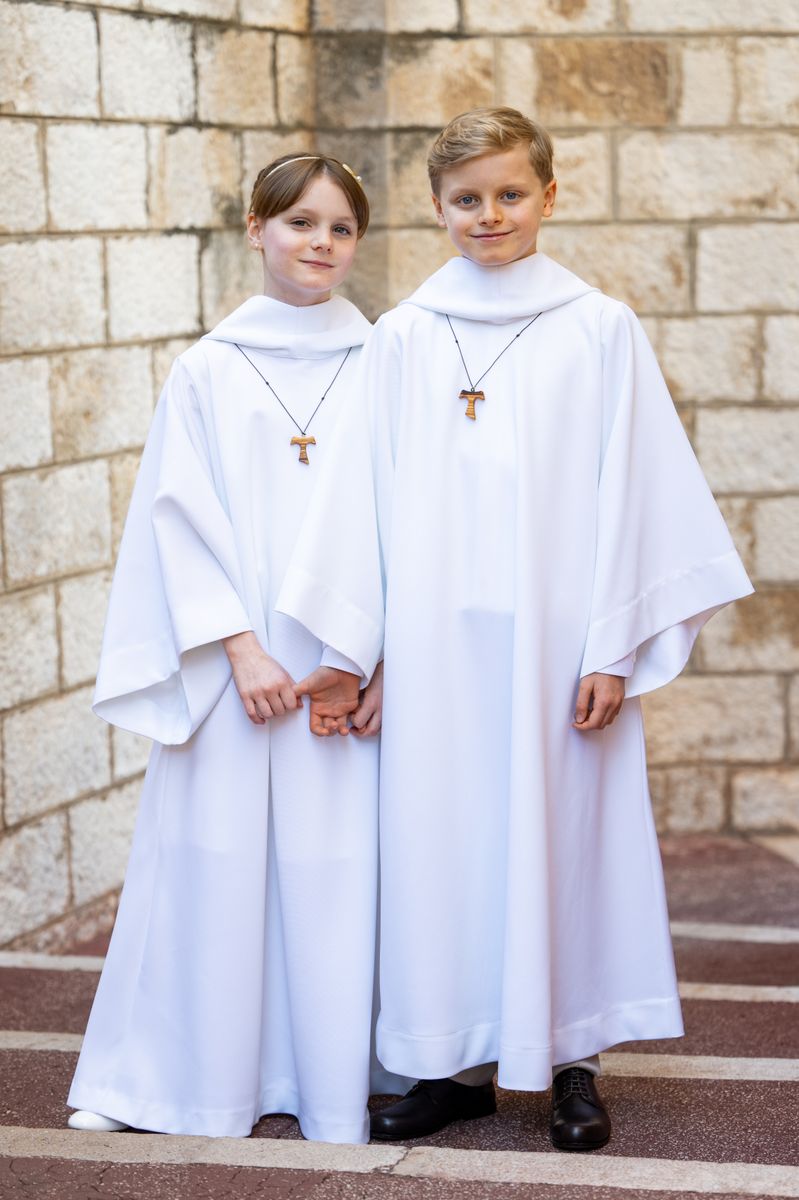 Prince Jacques and Princess Gabriella's first communion 
