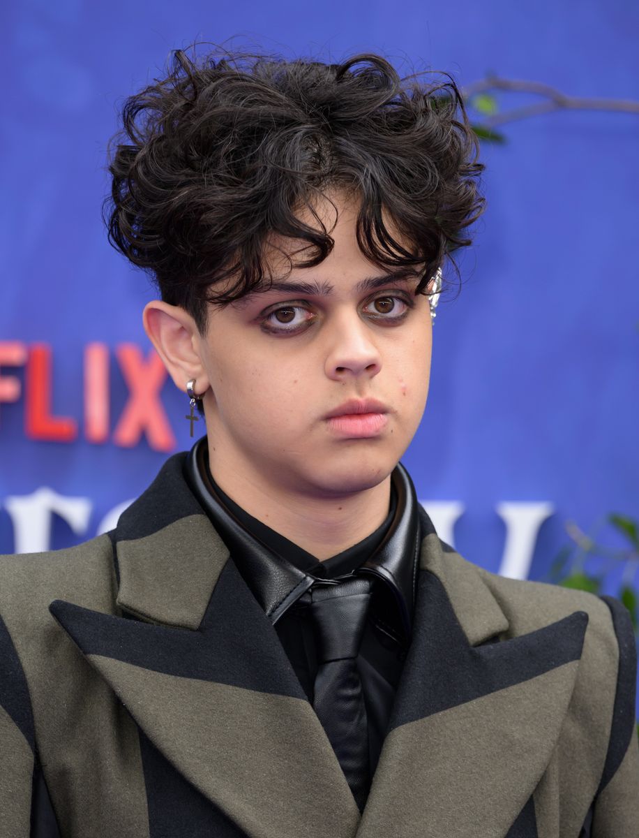  Isaac Ordonez attends the "Wednesday" Season 2, Part 1 Global Premiere at Central Hall, Westminster on July 30, 2025 in London, England. (Photo by Karwai Tang/WireImage)