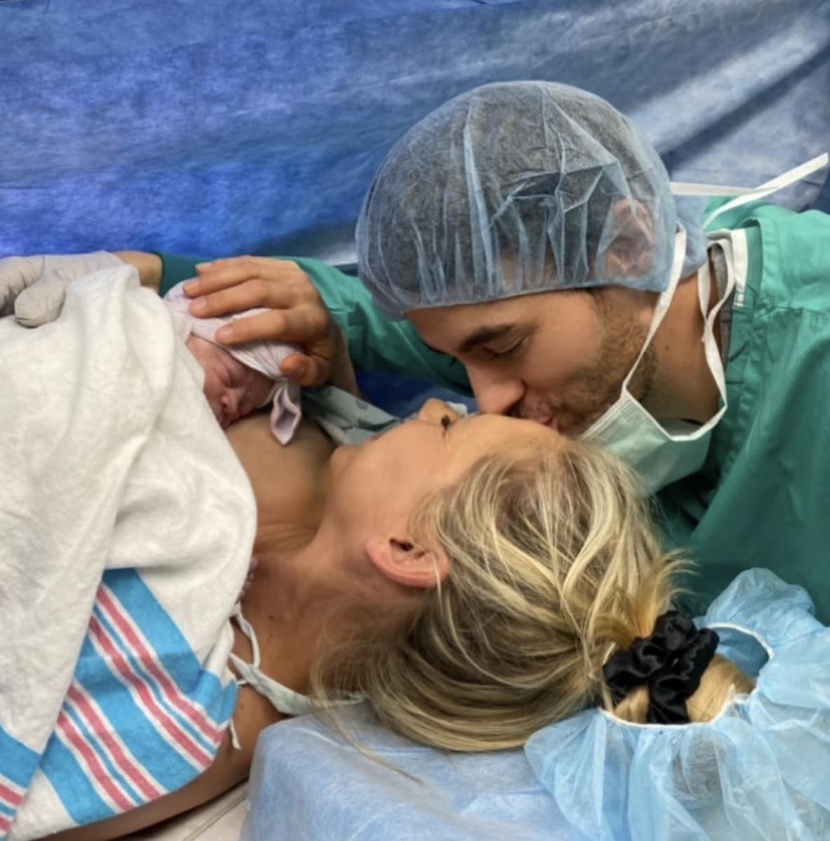 Anna Kournikova, Enrique Iglesias and their daughter Mary