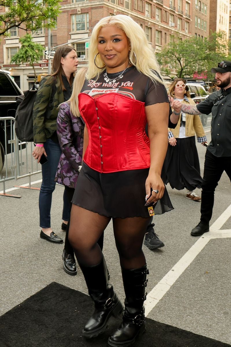 Lizzo attends the Amazon 2025 Upfront at Beacon Theatre on May 12, 2025 in New York City. (Photo by Dia Dipasupil/Getty Images)
