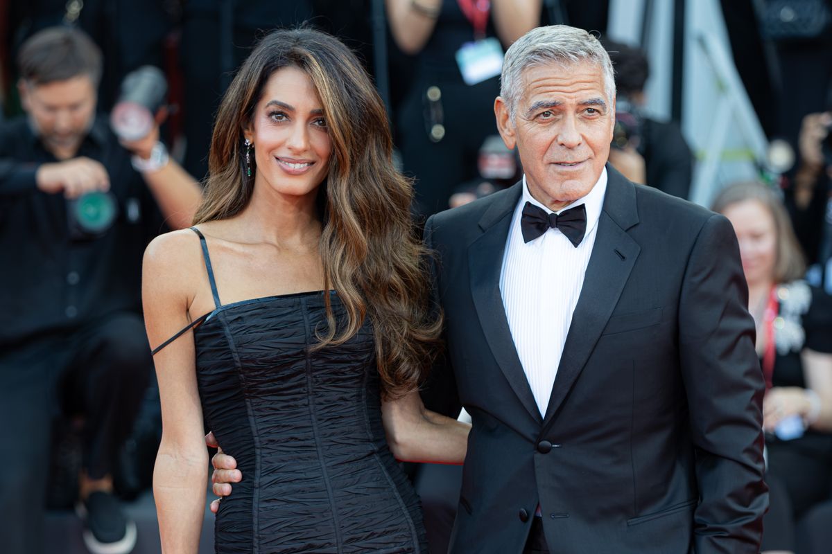Amal was at the Venice Film Festival earlier this month