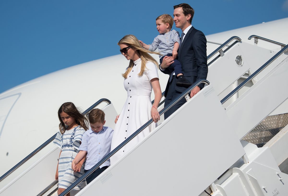 Arabella Kushner Steals the Show in Mom Ivanka Trump's Designer Dress During White House Ceremony