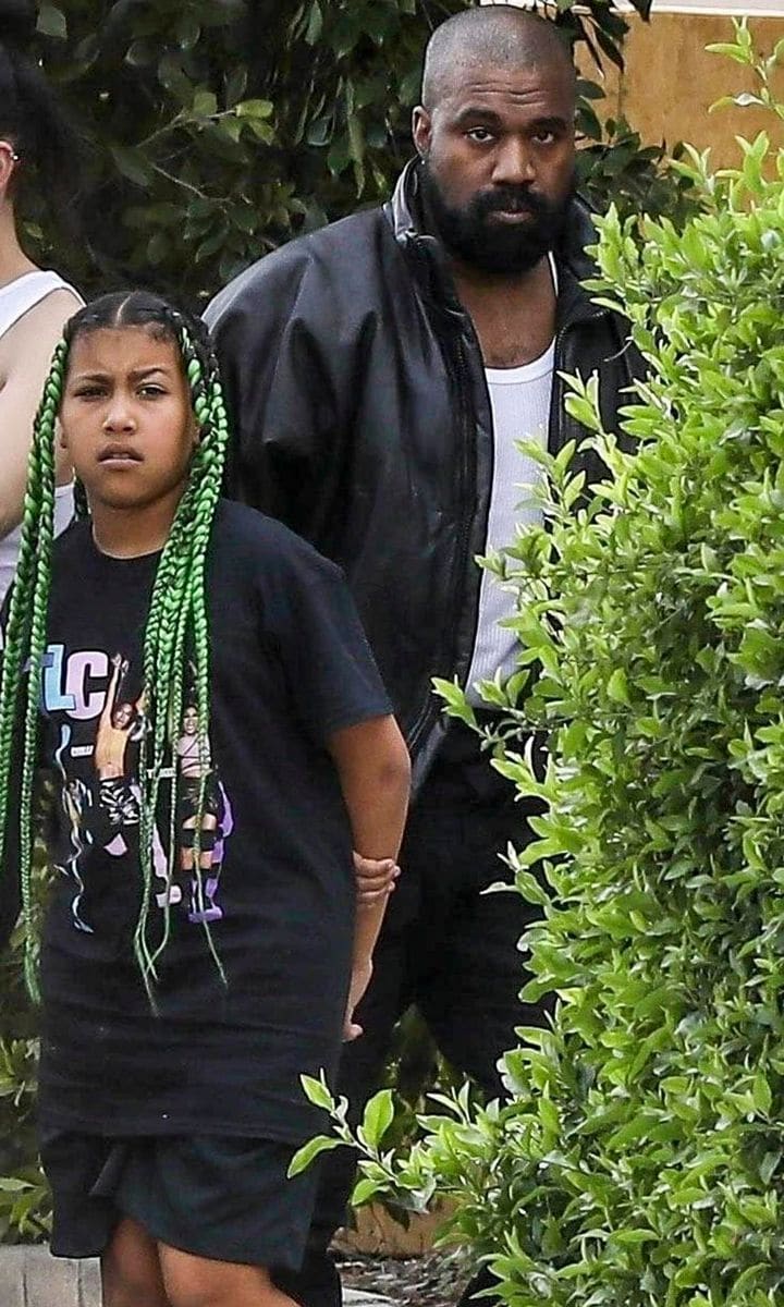 EXC Kanye West, North West, Bianca Censori