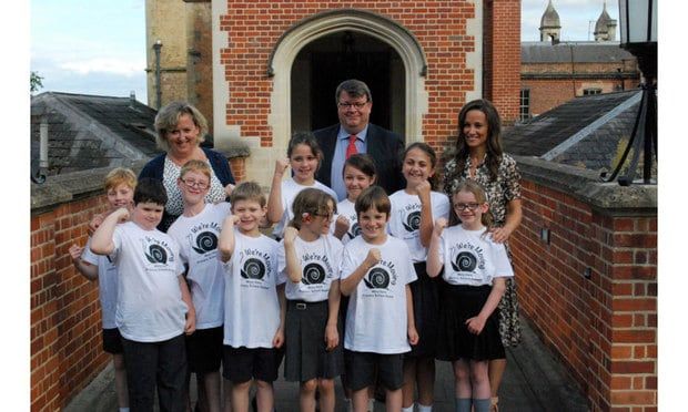 Kate Middleton's sister was on hand to support the institution's Primary School Appeal.
Photo: Twitter/@maryhareschool