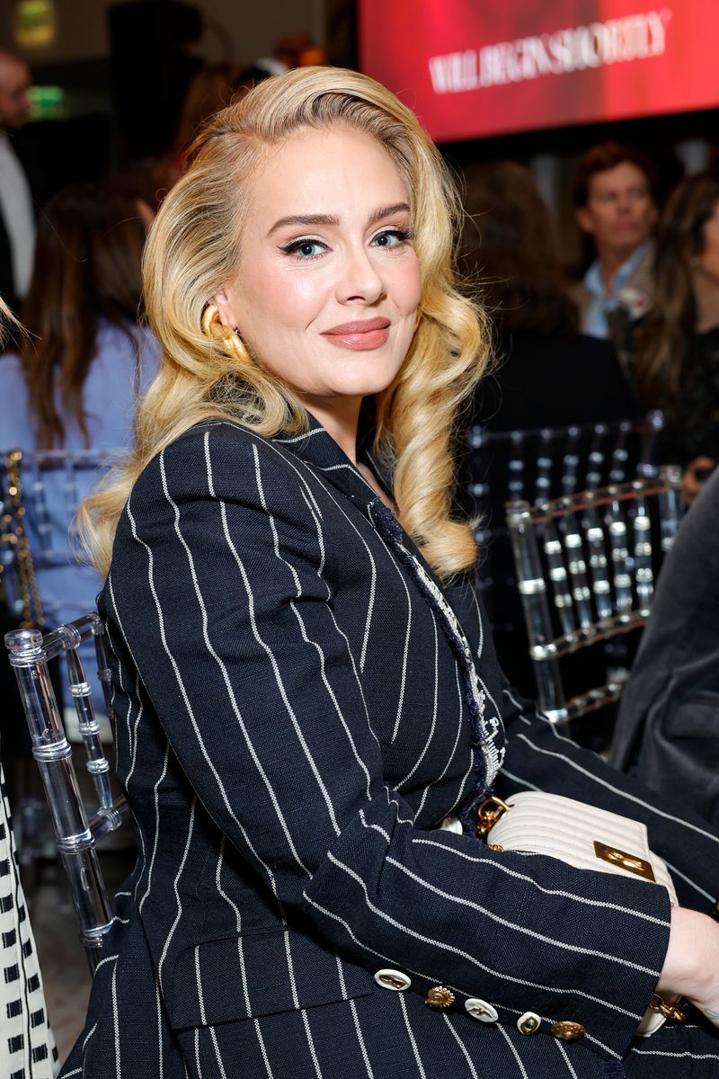 LOS ANGELES, CALIFORNIA - DECEMBER 07: Adele attends The Hollywood Reporter's Women in Entertainment 2023 at The Beverly Hills Hotel on December 07, 2023 in Los Angeles, California. (Photo by Stefanie Keenan/The Hollywood Reporter via Getty Images)