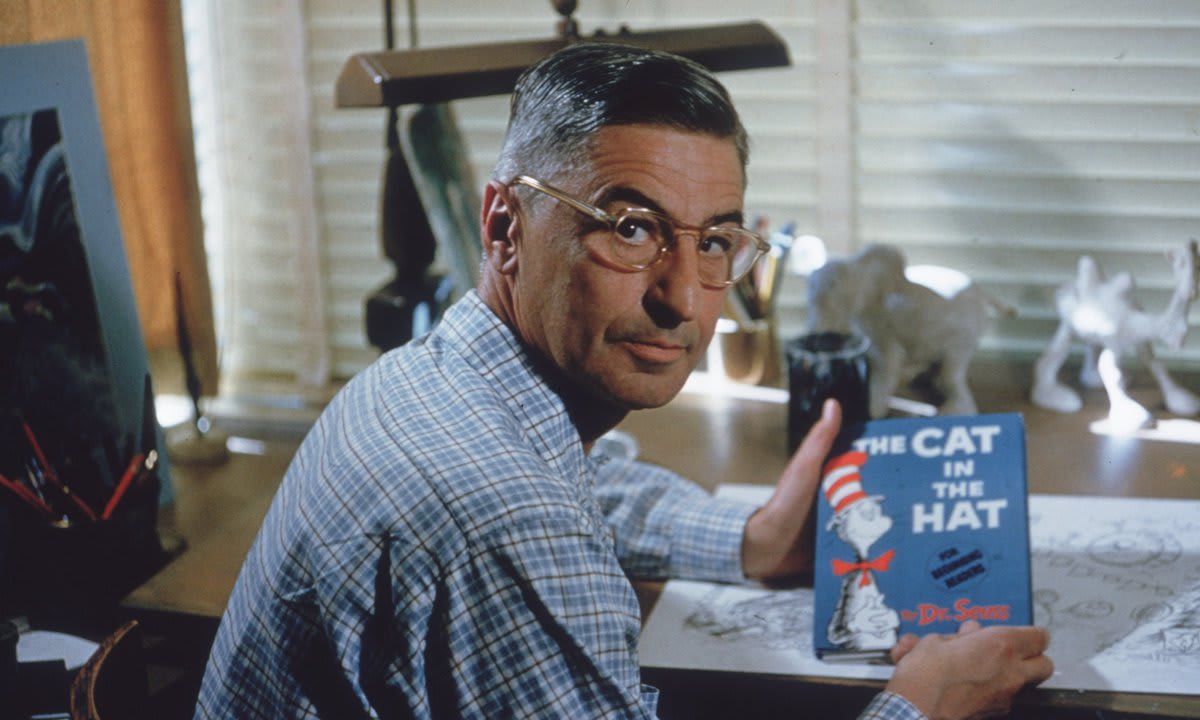 Dr Seuss Holds 'The Cat In The Hat'