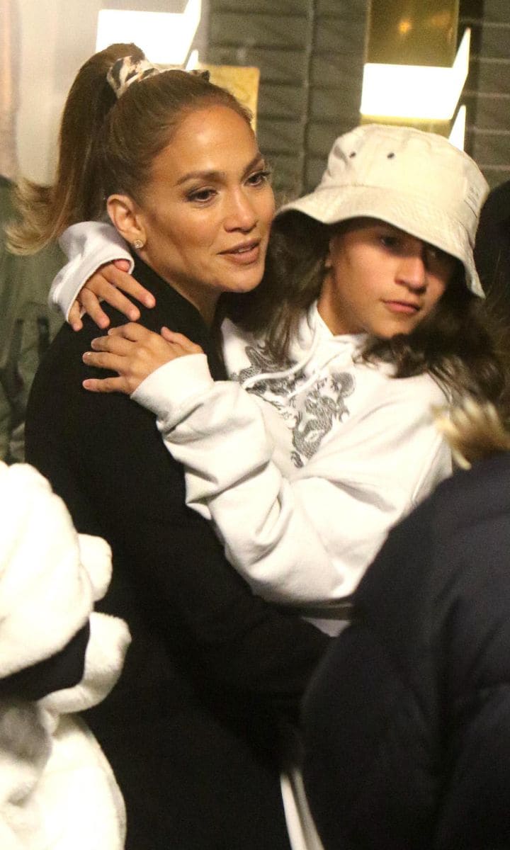Jennifer Lopez on the set of Marry Me