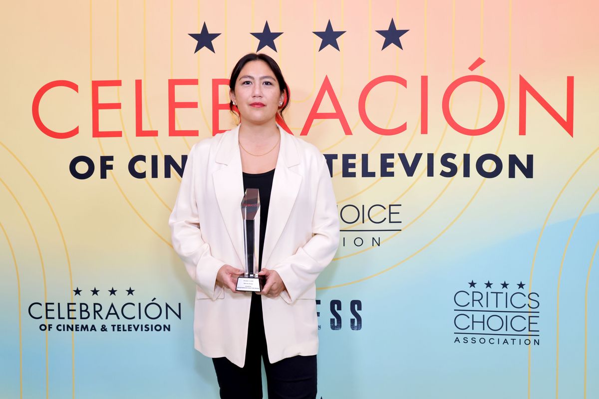 LOS ANGELES, CALIFORNIA - OCTOBER 02: Beth de AraÃºjo, winner of the Breakthrough Director Award for "Josephine", attends The Critics Choice Association's 6th Annual CelebraciÃ³n Of Cinema & Television at Four Seasons Hotel Los Angeles at Beverly Hills on October 02, 2026 in Los Angeles, California. (Photo by Rodin Eckenroth/Getty Images for Critics Choice Association) 