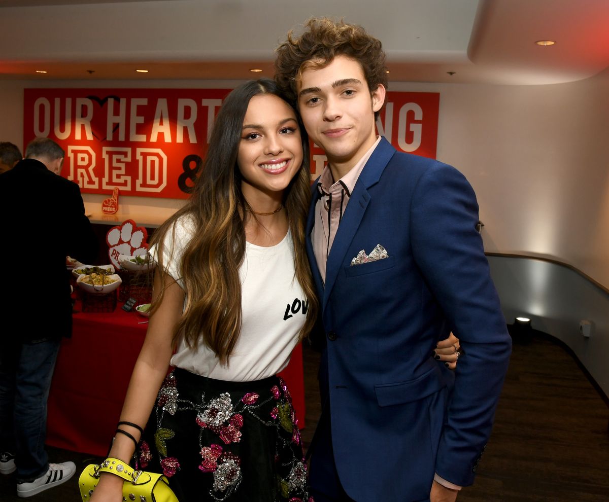 Olivia Rodrigo and Joshua Bassett in 2019