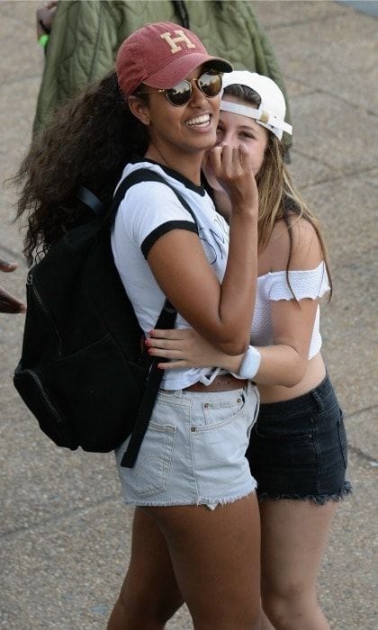 Malia was spotted at day 2 of the 2016 Made in America music festival in Philadelphia.
<br>
Photo: Getty Images