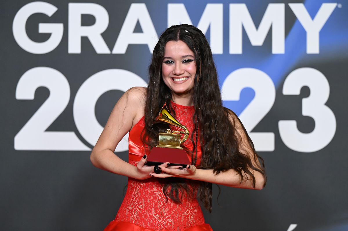  Joaquina became the youngest-ever winner of the Latin Grammy Award for Best New Artist in 2023 when she was 19