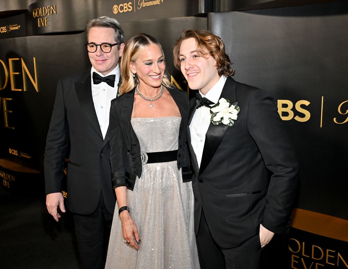 Matthew Broderick, Sarah Jessica Parker, and their son, James Wilkie Broderick