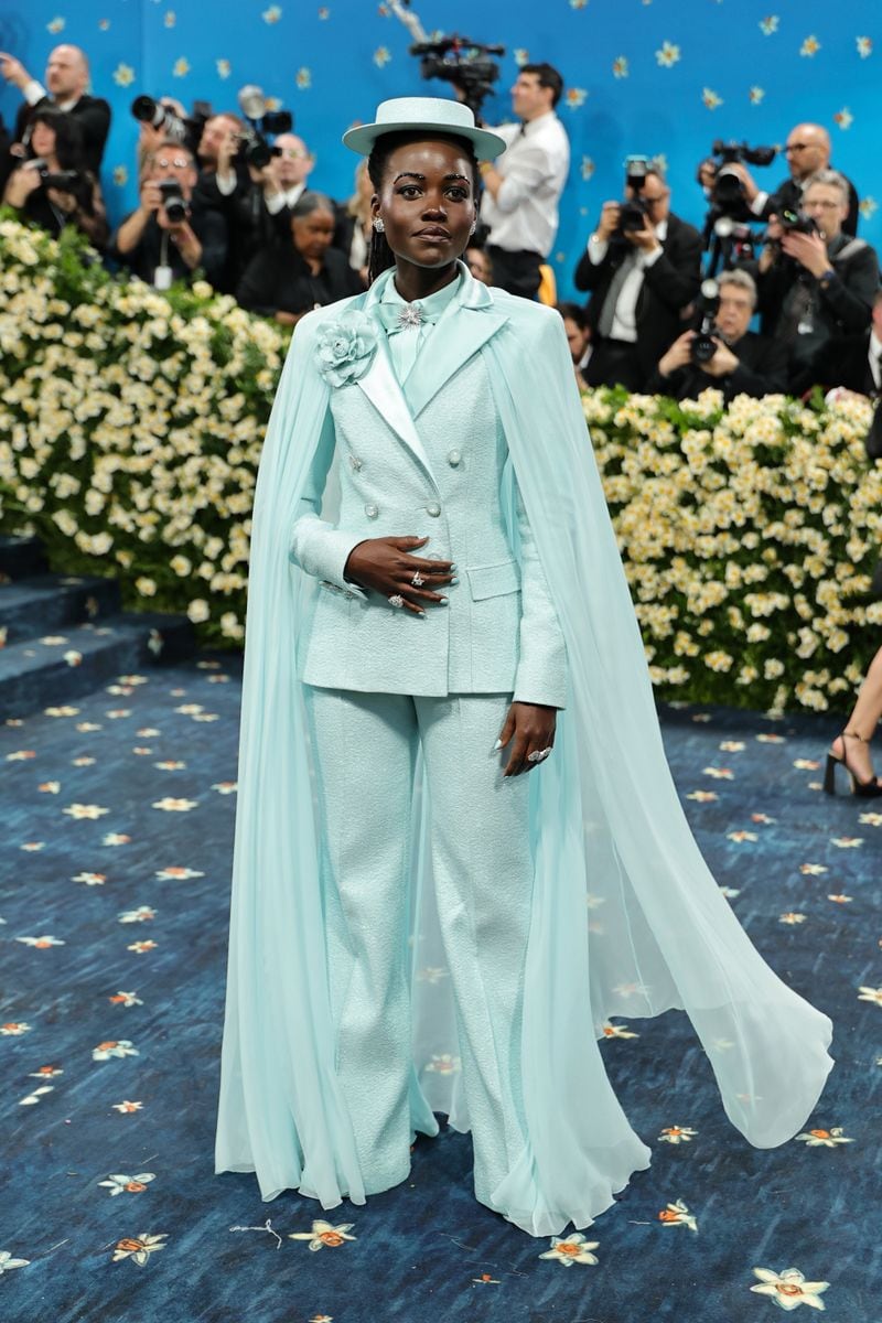 Lupita Nyong'o attends the 2025 Met Gala Celebrating "Superfine: Tailoring Black Style" at Metropolitan Museum of Art