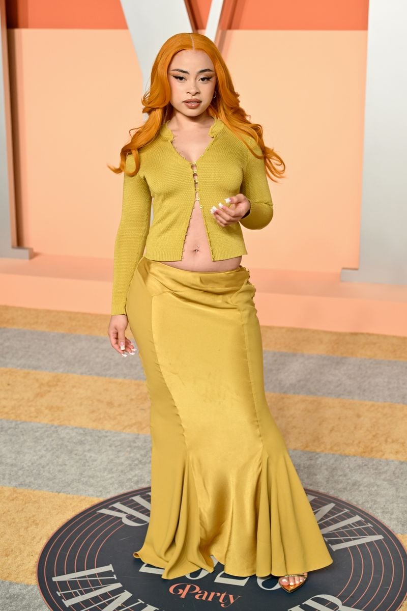 BEVERLY HILLS, CALIFORNIA - MARCH 02: Ice Spice attends the 2025 Vanity Fair Oscar Party Hosted By Radhika Jones at Wallis Annenberg Center for the Performing Arts on March 02, 2025 in Beverly Hills, California. (Photo by Lionel Hahn/Getty Images)
