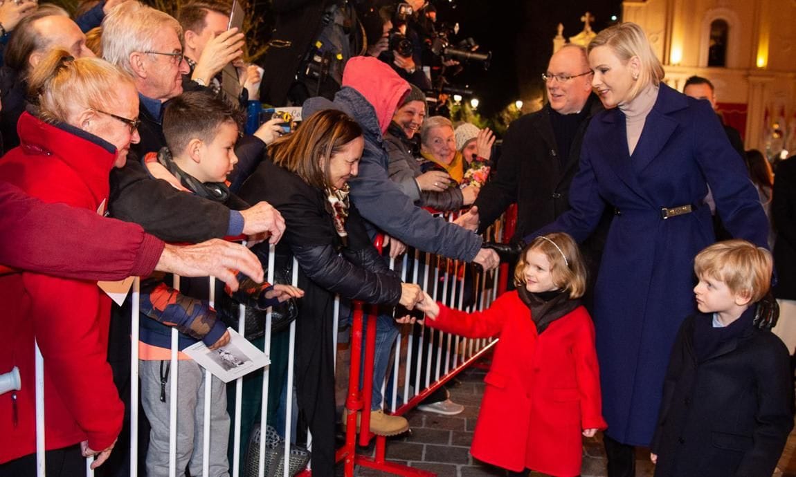 Monaco twins attend Sainte Devote celebrations