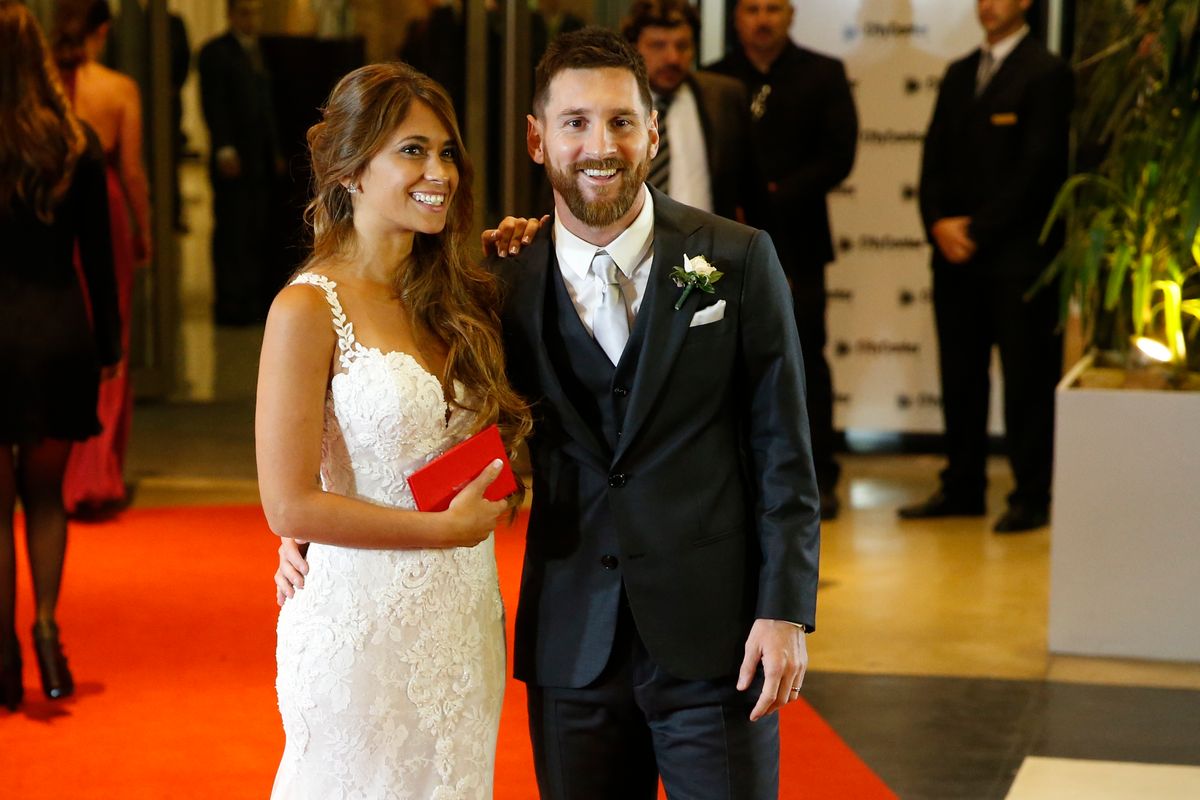 Messi and Roccuzzo married in 2017, in their hometown of Rosario, Argentina