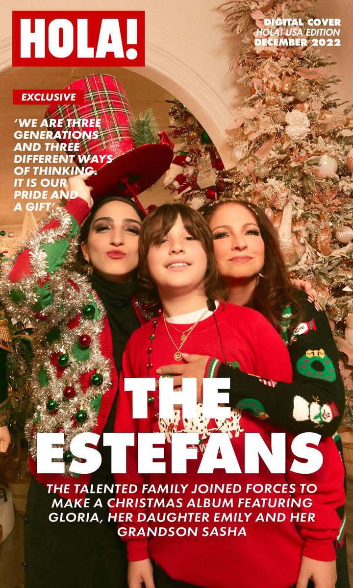 Christmas with the Estefans HOLA! USA Digital Cover