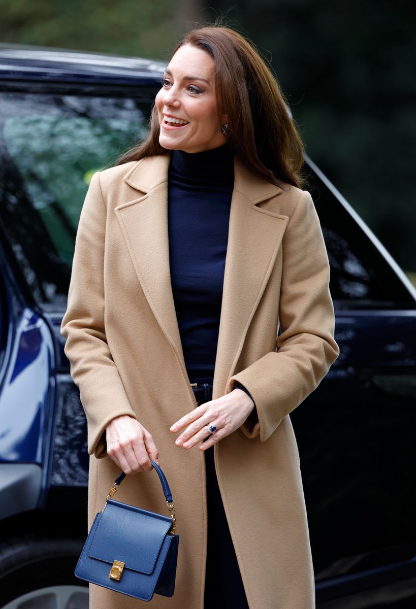 Catherine, Princess of Wales visits Oxford House Nursing Home on February 21, 2023 in Slough, England. 