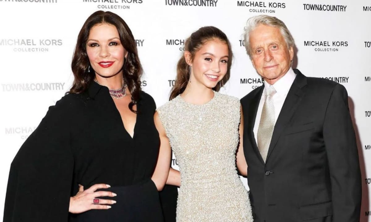 Catherine Zeta-Jones and Michael Douglas wish their daughter a happy birthday
