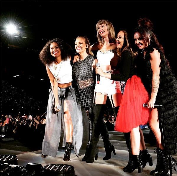 Taylor Swift and Little Mix treated the audience to a performance of "Black Magic."
Photo: Instagram/@taylorswift