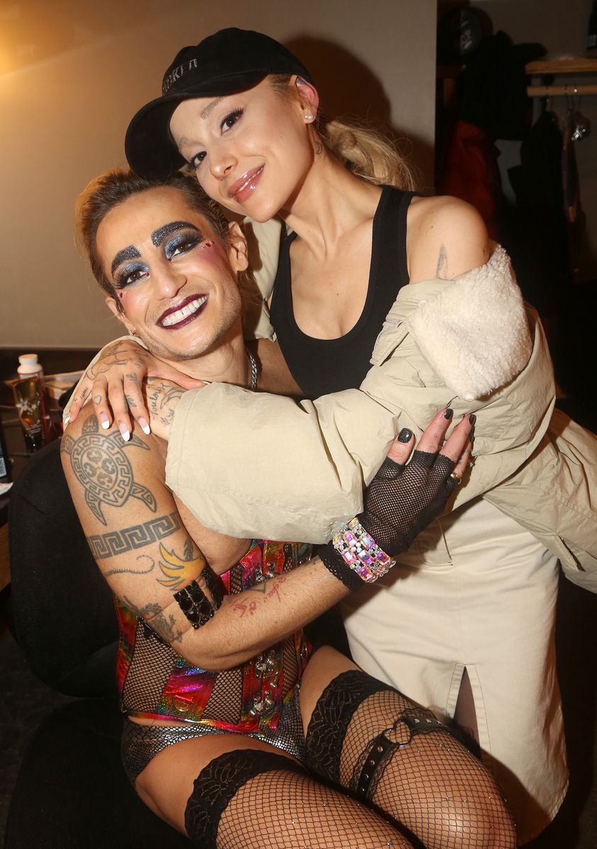 Ariana Grande and her brother, Frankie Grande