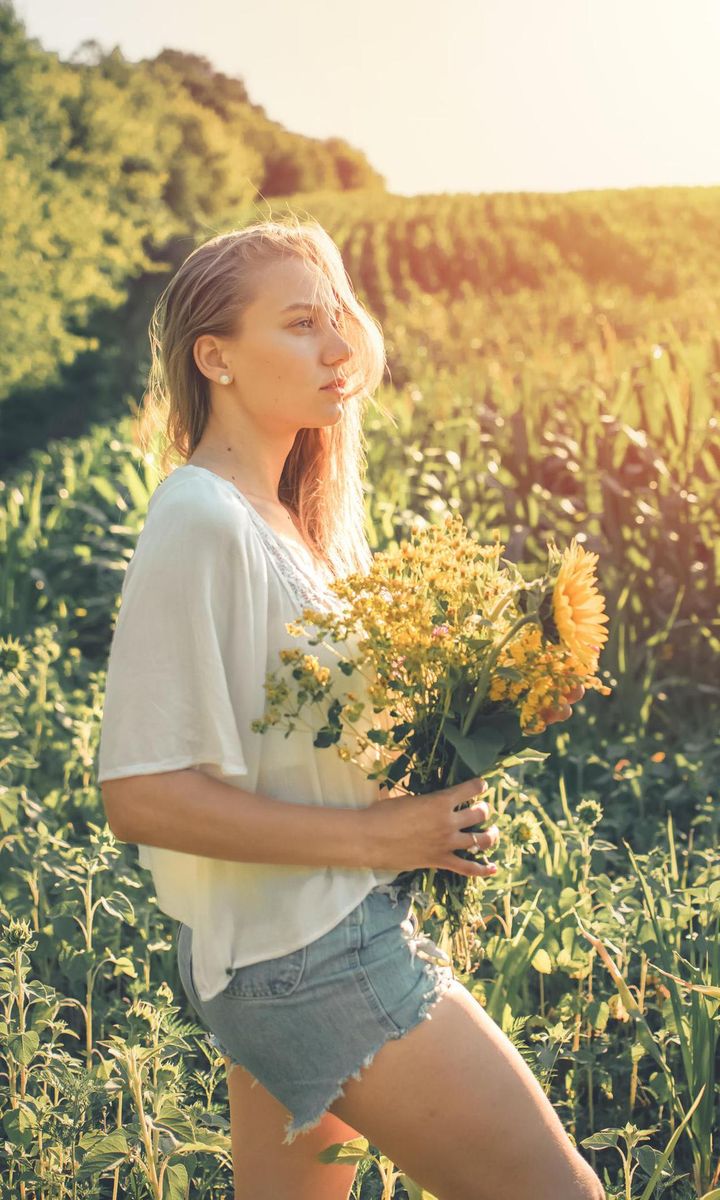 Women getting natural vitamin D