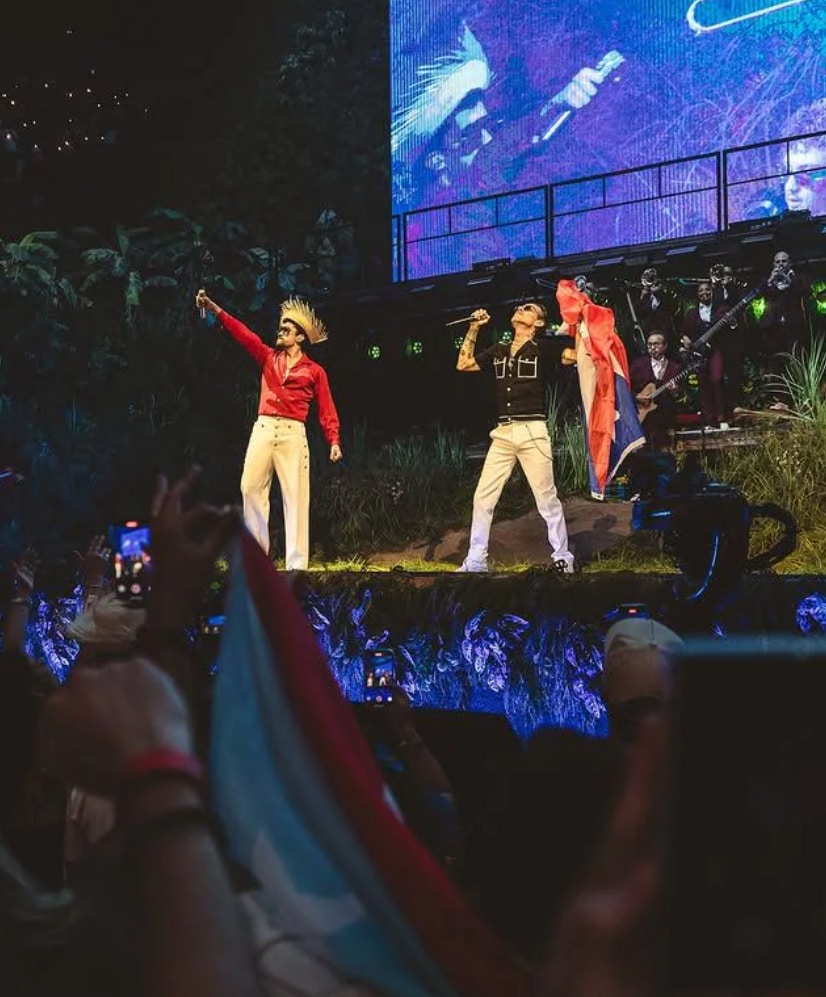 Marc Anthony was the surprise guest at the final show of Bad Bunny's residency