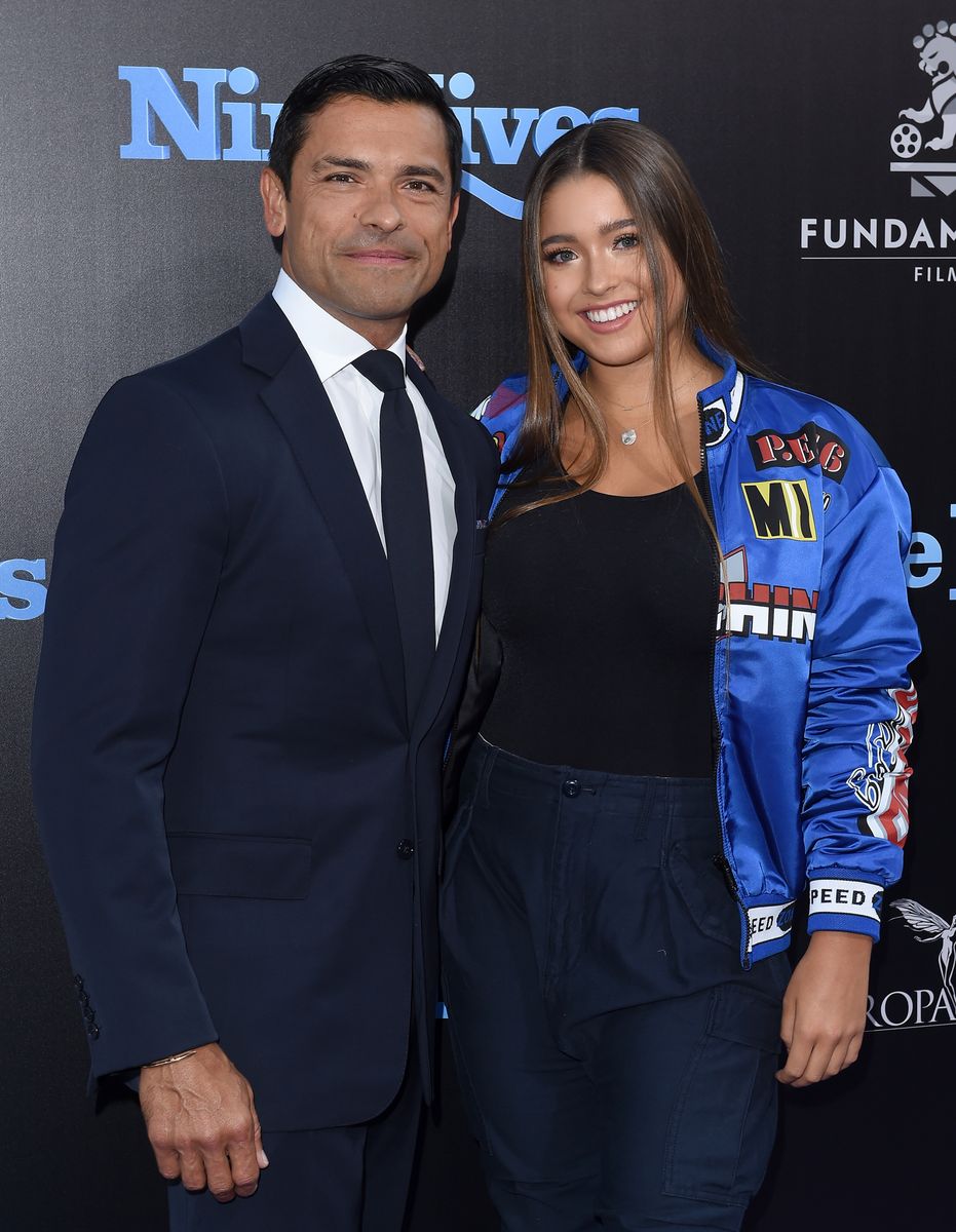 Mark Consuelos and his daughter Lola Grace Consuelos