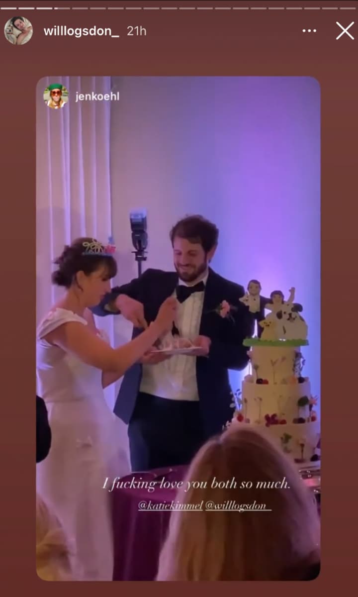Jimmy Kimmel's daughter's wedding