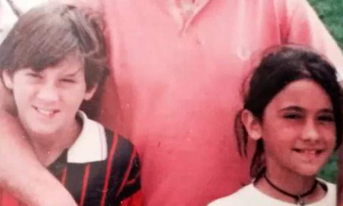 Messi y Antonela