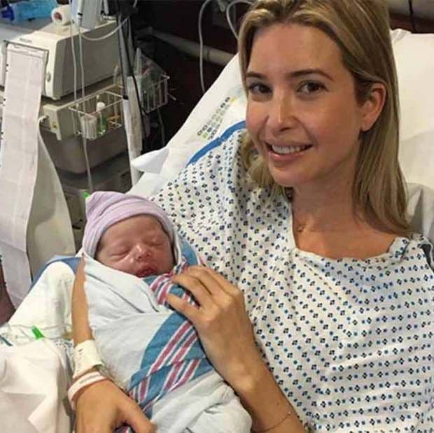 The businesswoman introduced her third child on social media writing, "My heart is full."
<br>
Photo: Instagram.com/@IvankaTrump