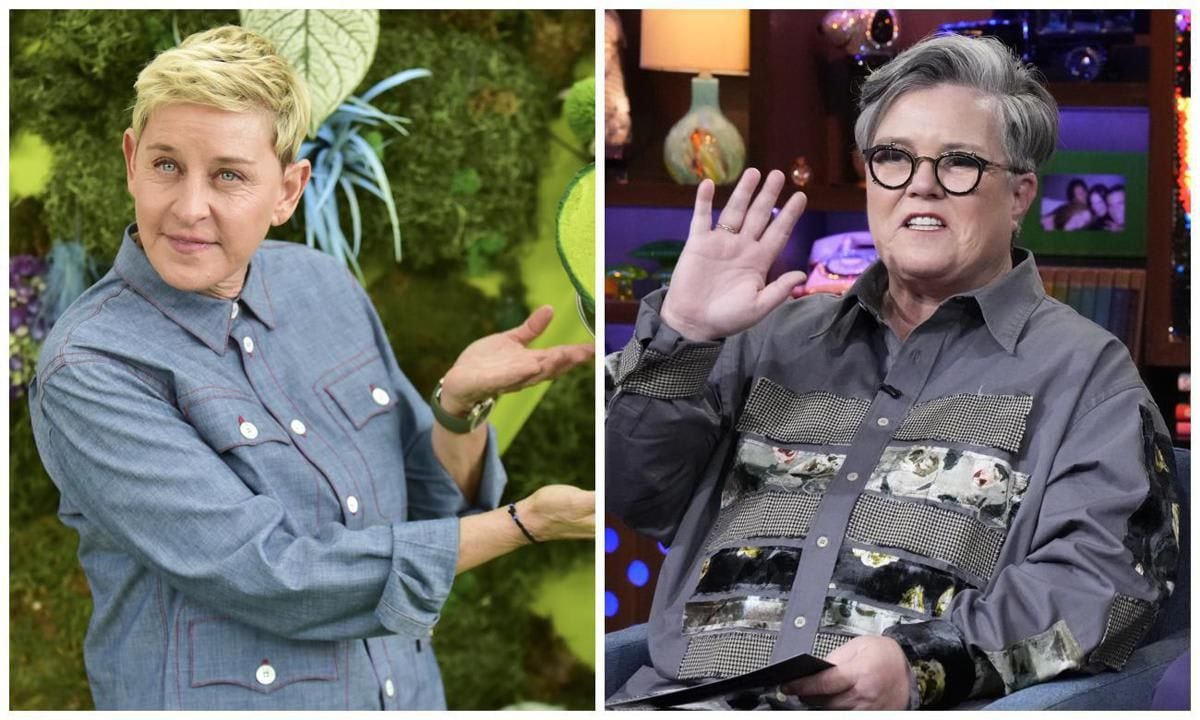 Ellen Degener and Rosie O’Donnell