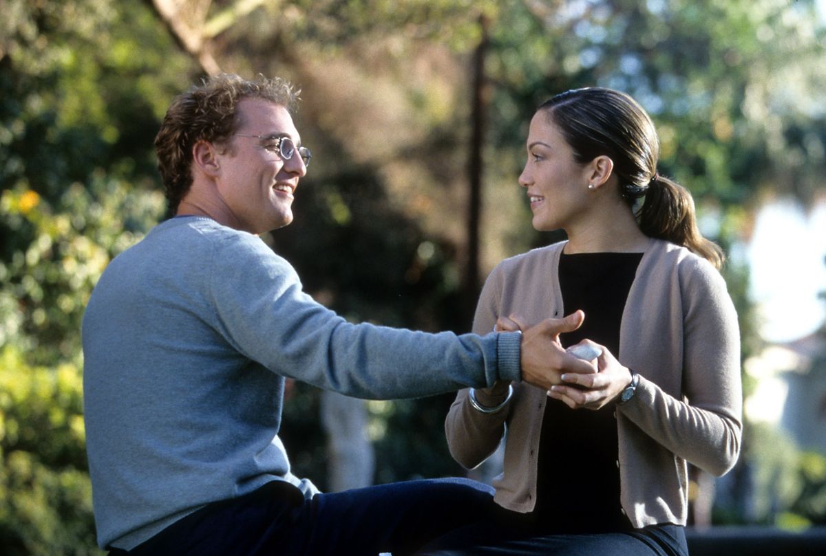 Jennifer Lopez and Matthew McConaughey starred opposite each other in the 2001 romantic comedy The Wedding Planner.