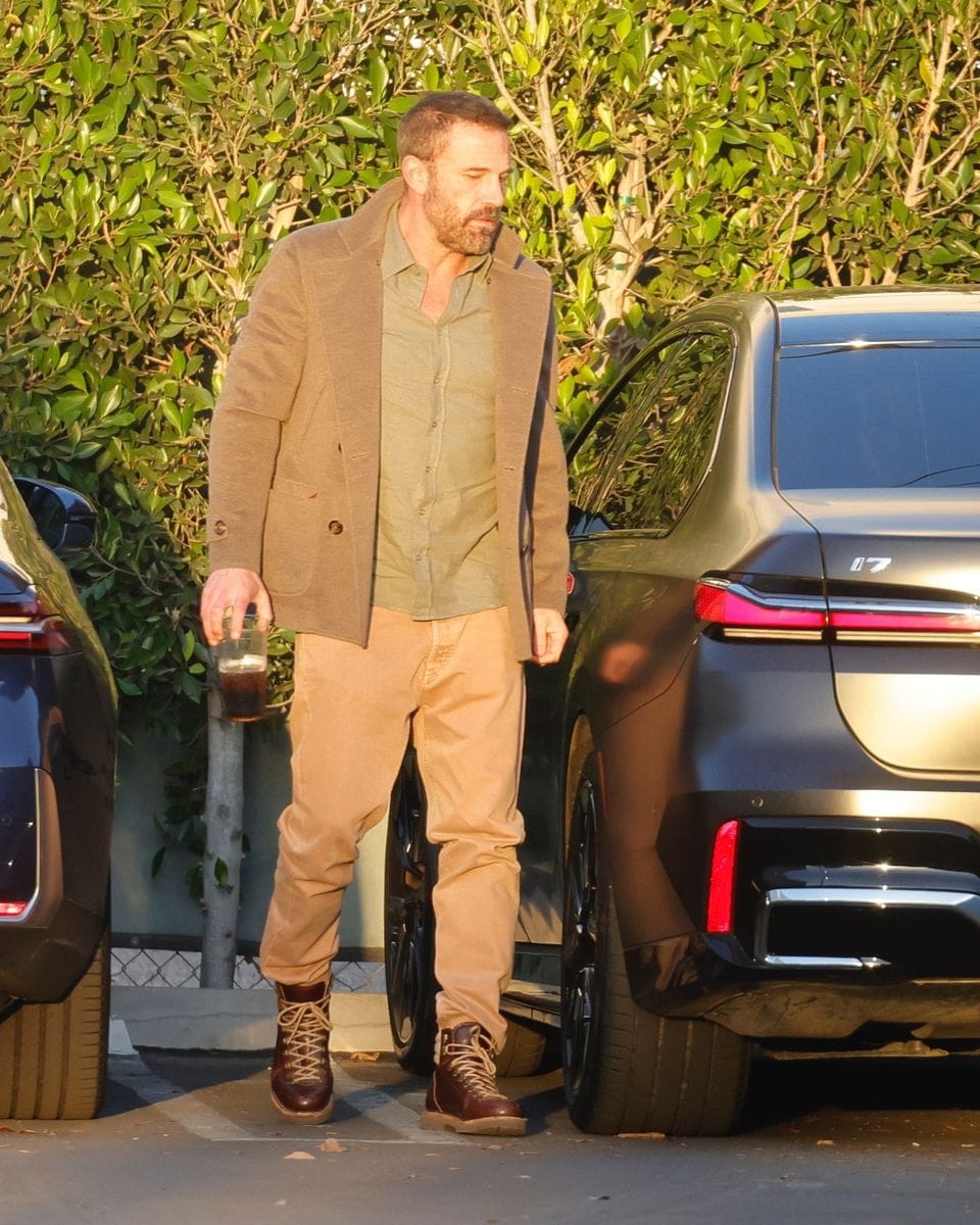 Ben Affleck was spotted stepping out in Los Angeles with his son Sam.