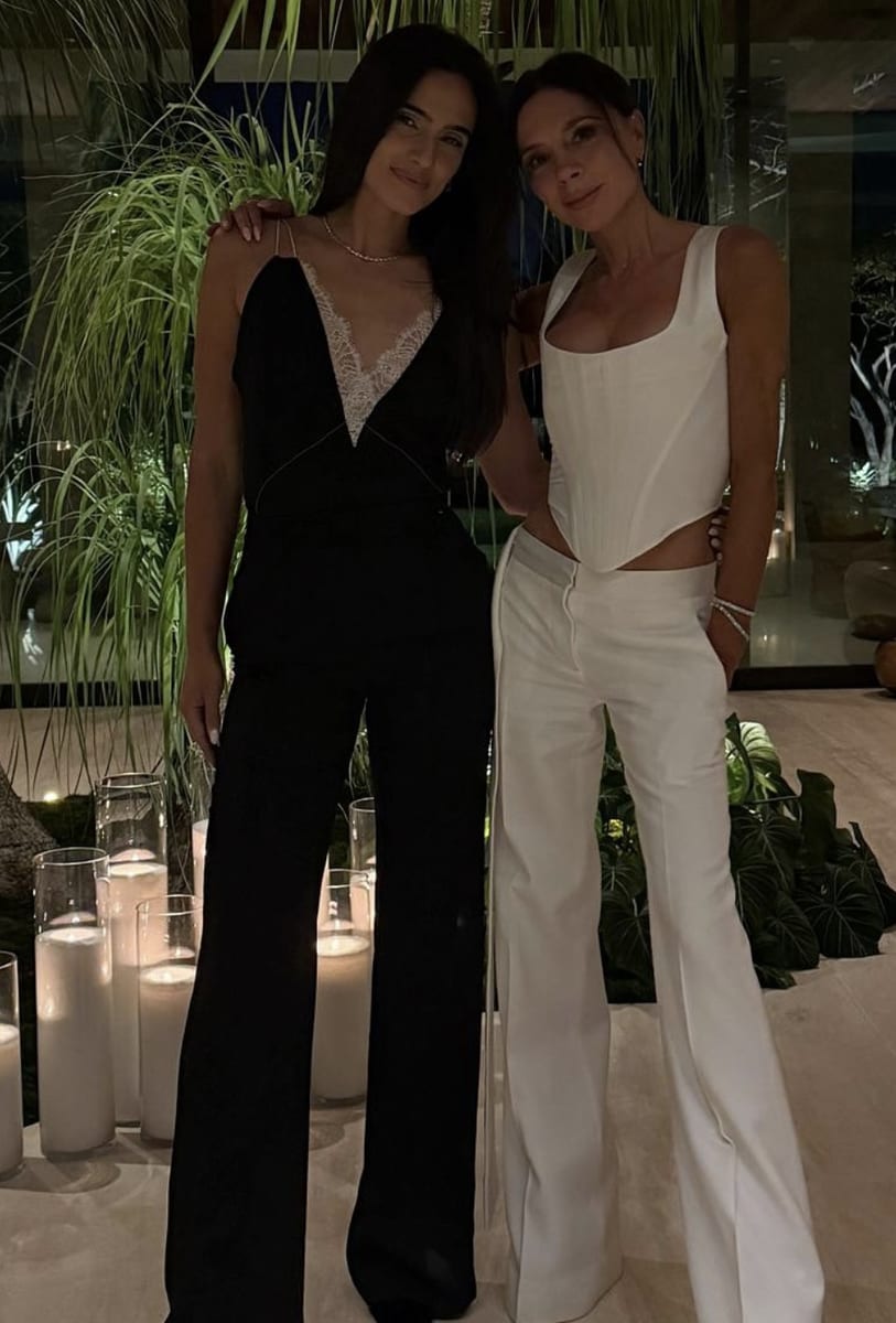 Best friends Victoria Beckham and Isabela Grutman