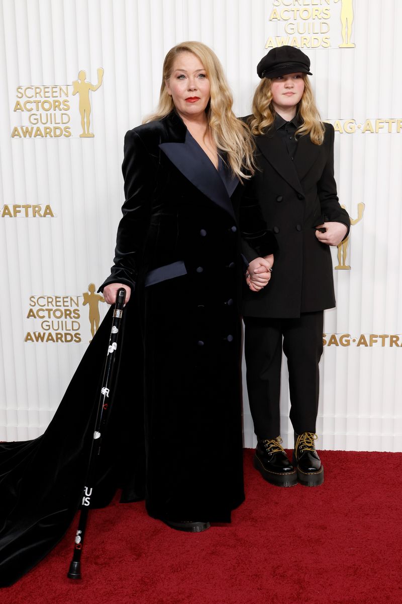 Christina Applegate and her daughter, Sadie Grace LeNoble at the 29th Annual Screen Actors Guild Awards 2023 in Los Angeles