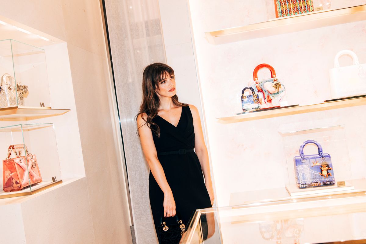 Lux Pascal at the opening of the House of Dior in New York