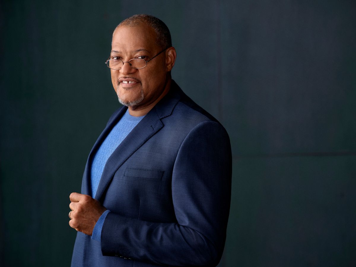 Laurence Fishburne promoting his series 'BLACK-ISH'