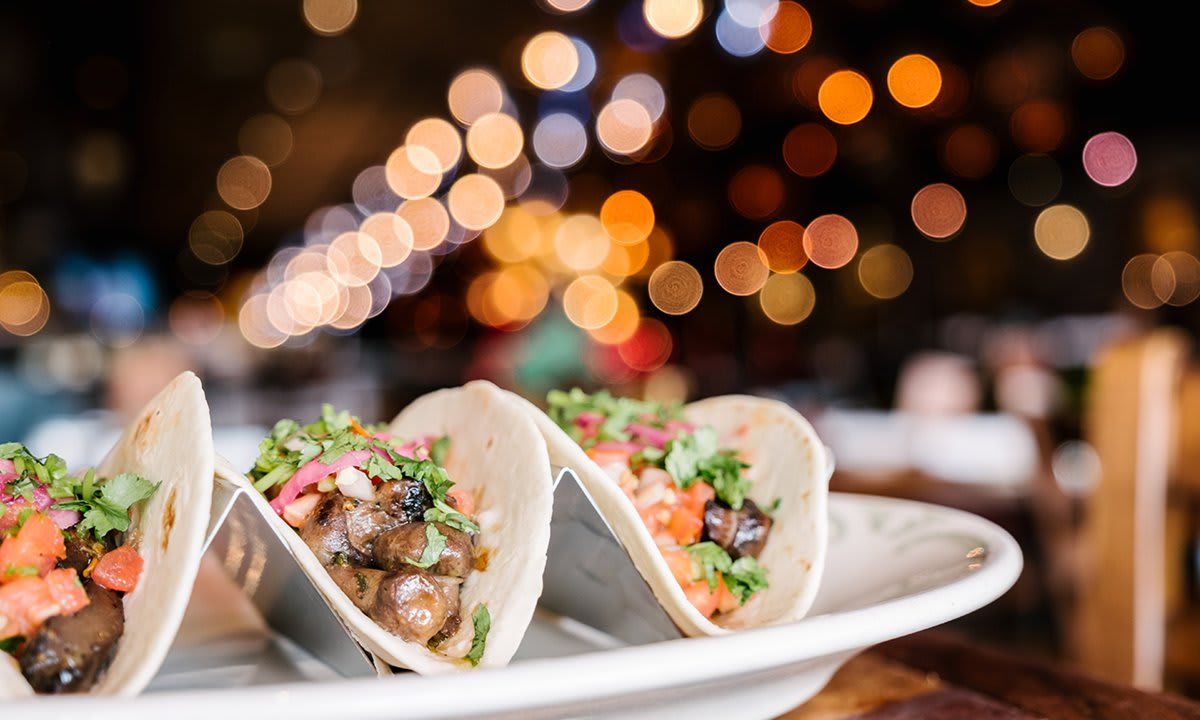 Hongos tacos Rocco’s Tacos & Tequila Bar